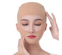 Adelgazamiento facial con correa para la barbilla doble, eliminador de grasa de la barbilla | Parche facial contorneador en forma de V | Cinturón de elevación para dar forma la cara, correa