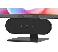 ADELGO Altavoces de computadora para PC de escritorio, barra de sonido para monitor con control táctil estéreo de 14 W, USB C, sonido mejorado, altavoz portátil para Mac Windows PS5 (negro)