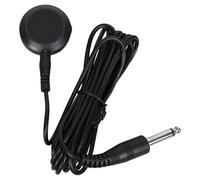 Adeline AD 35 - Mini pastilla piezoeléctrica para guitarra acústica, transductor universal de instrumentos con control de volumen, sensor de vibración para ukelele, Erhu, Guzheng, cable de 10 pies