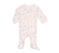 aden + anais Baby Comfort Footie - Mono de manga larga para recién nacidos y bebés, algodón súper suave con cremallera, para bebés de 6 a 9 meses