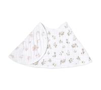 aden + anais Essentials Baby Burpy Babero para bebé, 100 % muselina de algodón, suave y absorbente, 4 capas, paño multiusos para eructos y babero, 22.5 x 11 pulgadas, individual, floral de campo