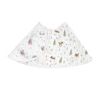 Aden + Anais Essentials Baby Multi-Use Burp Cloth & Bib for Infant & Toddler, 100% Cotton Muslin, Soft Absorbent 4 capas, Single, 57 x 28 cm G3303B, blanco, 0 Meses