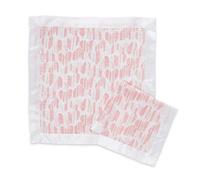 aden + anais Essentials Issie - Mantas de Seguridad, súper Suaves, 100% Muselina de algodón, Paquete de 2, Rosa Brezo