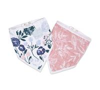 aden + anais™ Essentials - Pack de 2 baberos de muselina de algodón 100% algodón
