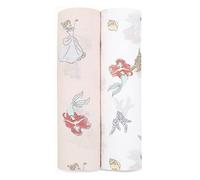 aden + anais™ Essentials - Paquete de 2 Mantas de Muselina de algodón con diseño de Elefante Circo (Princesa Disney)