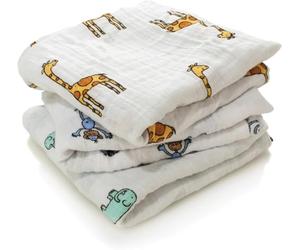 Aden + Anais Jungle Jam - Pack de 3 muselinas, unisex