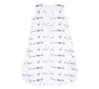 Aden + Anais Saco de dormir de verano ligero para bebé Gasa 100% algodón, 1,0 TOG, niño/niña, nacimiento, 0-6 meses, 75 x 32 cm, ancho pecho 29 cm, ancho inferior 48 cm, estampado Rising Star
