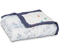 aden + anais™ Silky Soft Dream Manta para niñas y niños, Manta de Muselina de bambú y Viscosa, Regalo para recién Nacidos, bebés y niños pequeños, 120 x 120 cm, Gasa Estrellada