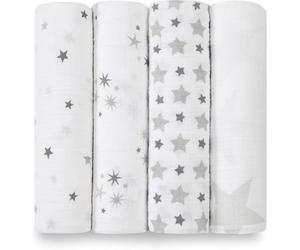 Aden + Anais Tinckle - Pack de 4 muselinas, unisex