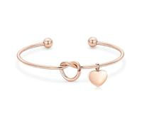 ADENLA Pulsera de urna Ajustable con Forma de corazón para Cenizas, de Acero Inoxidable, Conmemorativa, para Cenizas humanas, para Mujeres y Hombres (Rosa)