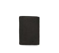 Adept Alan Cartera vertical con monedero Negro 8,5x11,5x1 cms Piel