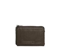 Adept Alan Monedero con Tarjetero Marrón 11x7x1,5 cms Piel