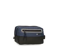 Adept Arker Neceser Dos Compartimentos Adaptable Azul 26x16x12 cms Poliéster y PU