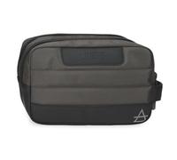 Adept Dmas Neceser Dos Compartimentos Adaptable Gris 26x16x12 cms Poliéster