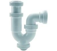 Adequa B-31-B Sifón Sencillo Curvo con Racord Extensible