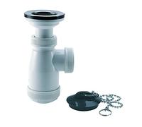 Adequa B-3R-A Sifón Sencillo Botella Recto con Válvula Extensible