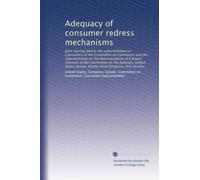 Adequacy of consumer redress mechanisms: Joint hearing before the subcommittee on Consumers of the Committee on Commerce and the Subcommittee on the ... Senate, Ninety-third Congress, first session