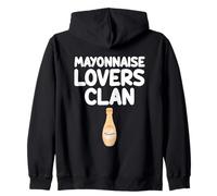 Aderezo cremoso para sándwich de condimentos del clan de los amantes de la mayonesa Sudadera con Capucha