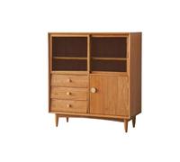 ADERFETBI Aparador Aparador de Comedor de Estilo japonés, Mueble de Almacenamiento for Restaurante, Mueble de té for Sala de Estar, Vitrina for vinos Aparadores