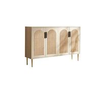 ADERFETBI Aparador Aparador de Comedor de Madera de ratán, Armario de Almacenamiento Sencillo, Armario de Almacenamiento de Pared for Sala de Estar Aparadores