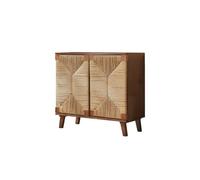 ADERFETBI Aparador Aparador de Comedor de ratán de Madera nórdica, Armario de Almacenamiento Sencillo, Estante for Porche y Sala de Estar Aparadores