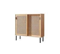 ADERFETBI Aparador Aparador de Comedor de ratán, Mueble de Almacenamiento de Madera, Mueble de té for Sala de Estar, Mueble de Almacenamiento for Dormitorio, Vitrina Aparadores