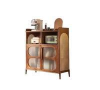 ADERFETBI Aparador Aparador de Comedor, Sala de Estar, Cocina del hogar con Puerta, gabinete de Almacenamiento, gabinete de Entrada, gabinete de té de Doble Puerta Aparadores