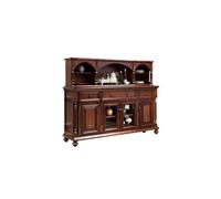 ADERFETBI Aparador Aparador de Madera de Doble Capa, Mueble for té, Almacenamiento, vajilla for Sala de Estar Aparadores