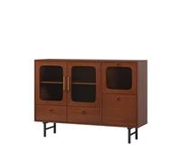 ADERFETBI Aparador Aparador de Madera de Estilo Chino, gabinete de Almacenamiento con Puerta, Cocina, Buffet, gabinete de Almacenamiento de Alimentos Aparadores(B)