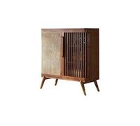 ADERFETBI Aparador Aparador de Madera for Comedor, Mueble de Almacenamiento de ratán for Sala de Estar, Mueble de Entrada Retro for el hogar Aparadores
