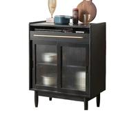 ADERFETBI Aparador Aparador De Madera Maciza Simple De Estilo Chino, Armario De Almacenamiento con Puerta Corredera Multifuncional For Cocina Aparadores(D,L:100CMX40CMX92CM)