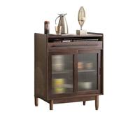ADERFETBI Aparador Aparador De Madera Maciza Simple De Estilo Chino, Armario De Almacenamiento con Puerta Corredera Multifuncional For Cocina Aparadores(C,M:75CMX40CMX92CM)