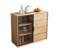 ADERFETBI Aparador Aparador De Madera Maciza Simple Y Moderno, Mueble For Té De Pared De Salón, Almacenamiento De Cocina Hogareña Aparadores(A)