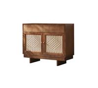 ADERFETBI Aparador Aparador de Madera nórdico, Mueble de Almacenamiento Moderno for Sala de Estar, Mueble de TV de ratán for Porche Aparadores