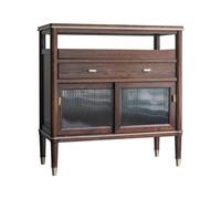 ADERFETBI Aparador Aparador de Madera Retro, gabinete de Almacenamiento en habitación, máquina de café for el hogar, Mesa de exhibición, gabinete de Restaurante Aparadores