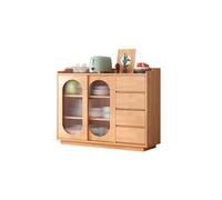 ADERFETBI Aparador Aparador de Restaurante, Sala de Estar, Armario de té, Armario de Almacenamiento for el hogar con Puerta, Armario de Cocina, Armario de Almacenamiento de vajilla Aparadores