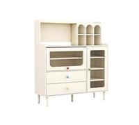 ADERFETBI Aparador Aparador Moderno Y Creativo De Estilo Crema, Mueble For Té For Sala De Estar, Comedor, Armario De Cocina For El Hogar Aparadores(M:120CMX40CMX135CM)