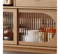ADERFETBI Aparador Aparador Moderno Y Sencillo De Estilo De Registro, Armario De Almacenamiento For El Hogar, Mueble For Té De Madera Maciza Aparadores