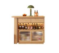 ADERFETBI Aparador Aparador Nórdico Creativo De Madera Maciza, Gabinete De Almacenamiento De Pared Integrado For El Hogar, Gabinete De Almacenamiento For Habitación Aparadores