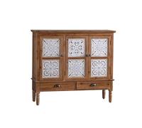 ADERFETBI Aparador Aparador Nórdico Retro De Madera Tallada, Mueble De Cama Y Desayuno, Vestíbulo, Almacenamiento, Entrada Aparadores(M:115CMX36CMX102CM)