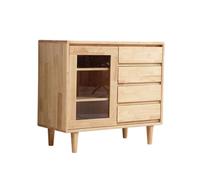 ADERFETBI Aparador Aparador Nórdico Simple De Madera Maciza, Armario De Almacenamiento De Cocina For El Hogar Aparadores