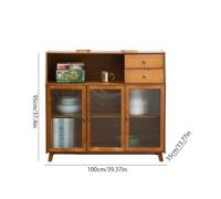 ADERFETBI Aparador Aparador Retro Nórdico, Armarios De Cocina Simples, Gabinetes De Almacenamiento Funcional Multifuncional For Sala De Estar Aparadores