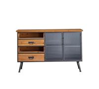 ADERFETBI Aparador Aparador Retro Nórdico De Hierro Forjado, Mueble De Entrada con Personalidad Antigua, Mueble Lateral For Sofá Y Sala De Estar Aparadores