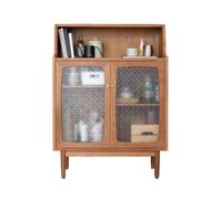 ADERFETBI Aparador Aparador Sencillo De Madera Maciza, Vitrina De Cristal Creativa For Sala De Estar, Armario De Almacenamiento For Cocina Aparadores