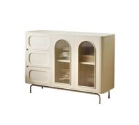 ADERFETBI Aparador Aparador Sencillo For Apartamento Pequeño, Mueble De Almacenamiento Estilo Crema For Sala De Estar, Comedor, Cocina Aparadores