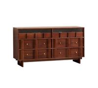 ADERFETBI Aparador Armario Chino de Madera Maciza for Buffet, aparador de Restaurante, Armario Lateral de Cocina, Armario de Almacenamiento, Consola Aparadores(M:140 * 40 * 85cm)