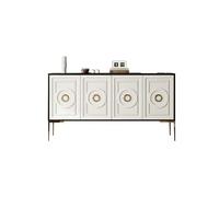 ADERFETBI Aparador Armario de Entrada para Hogar 150 cm, Mueble de Almacenamiento Decorativo Minimalista para Comedor, Apto para Cocina, Comedor, Vestíbulo, Salón etc Aparadores