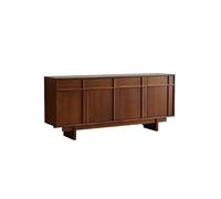 ADERFETBI Aparador Consola de Entrada Autoportante de Madera Maciza 160x40x79cm, Mueble Almacenaje Retro para Salón Hotel Balcón Aparadores