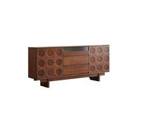 ADERFETBI Aparador Consola de Entrada Madera Maciza 180x40x82cm & Armario Almacenaje Cocina Retro, para Salón Uso Hotelero Dormitorio Aparadores