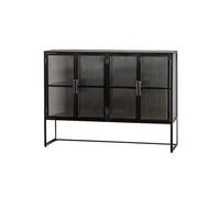 ADERFETBI Aparador Gabinete De Almacenamiento De Vidrio For Sala De Estar, Vestíbulo, Entrada, Aparador De Cocina De Hierro For El Hogar Aparadores(M:120CMX38.5CMX90.5CM)